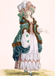 Promenade dans un jardin au Luxembourg, gravé par Dupin, planche no.213 de 
